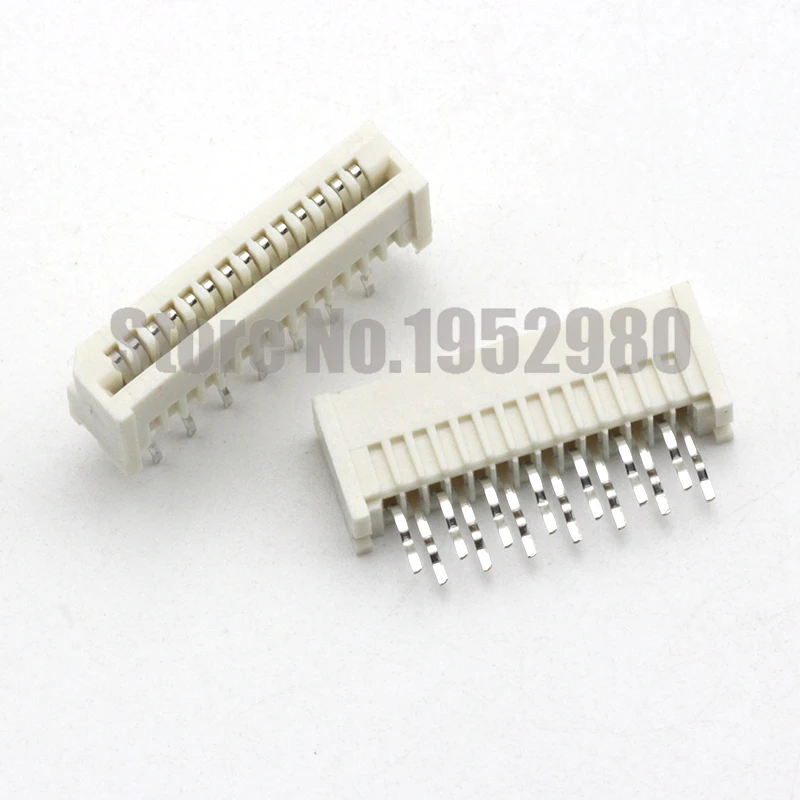 10PCS 1.25mm FPC/FFC Flat Cable Connector Socket Double Row DIP Type 4/5/6/7/8/10/12/14/15/16/18/20/21/22/24/26/28/30/32P