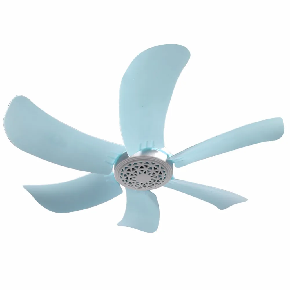 220V 8W Mini Ceiling Fan Energy-Saving Anti-Mosquito Summer Cooling Fans Cooler for Home Dormitory 6 Blades