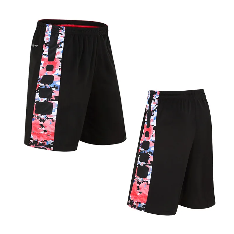 Koszykówka spodenki sportowe fani szybkoschnący Retro Mesh haftowane wentylatory trening siłownia Athletic wygodne szorty