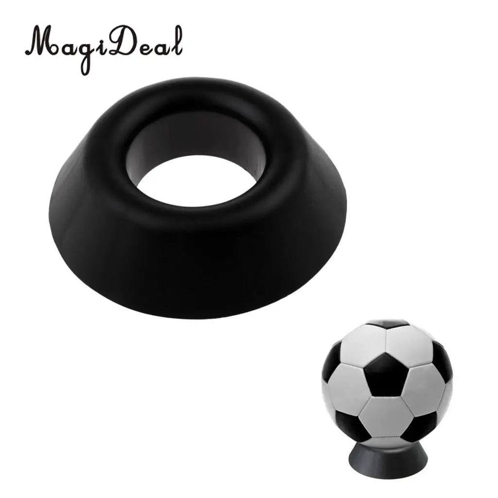 MagiDeal Langlebig Ball Stand-Basketball Fußball Fußball Rugby Ball Display Halter Rack für Box Fall-Leichte & Praktische