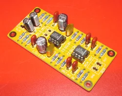 Updated Balanced XLR to Unbalanced RCA Preamplifier Headphone Dual OP AMP Circuit Board w/ NE5532 f/ AD826 AD827 OPA2134