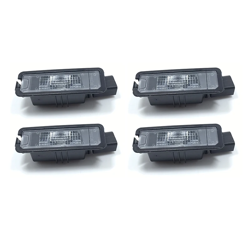 

4Pcs License Plate Light For Golf MK6 MK7 Passat B7 Scirocco Beetle Polo Leon 35D 943 021 1K8 943 021