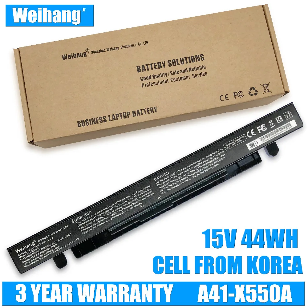 Weihang Battery A41-X550A for Asus X550C X550B X550V X550a K450C P450CA F450C