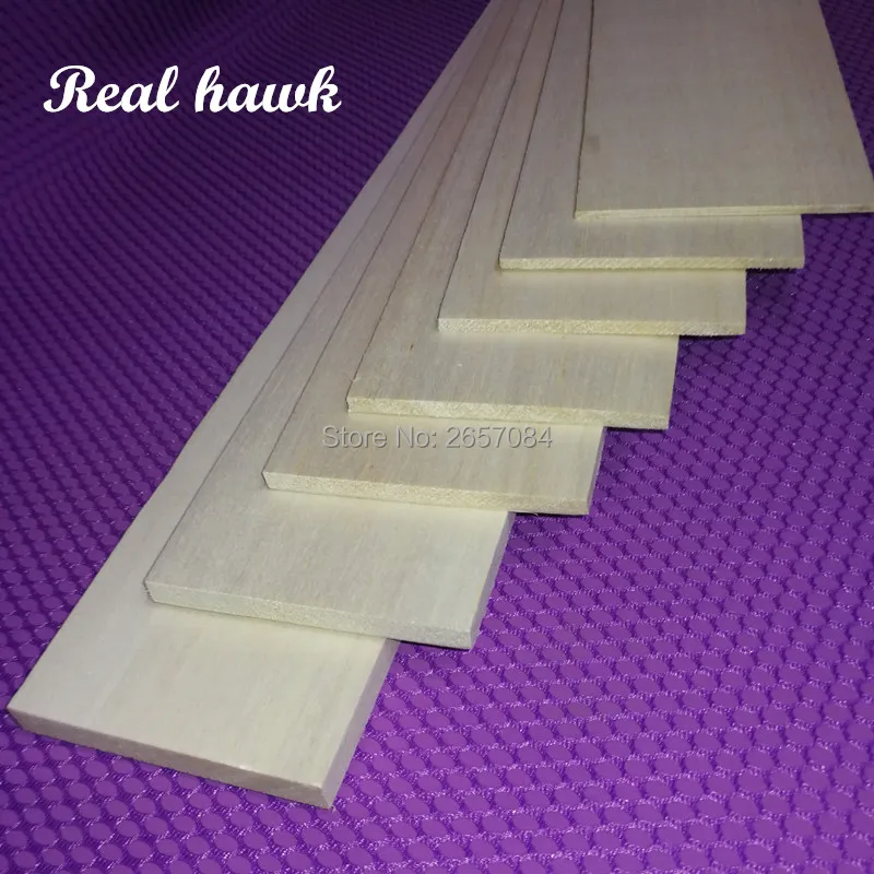 AAA+ Balsa Wood Sheets ply 2mm size 500x80x2mm super quality model balsa for DIY airplane boat model material