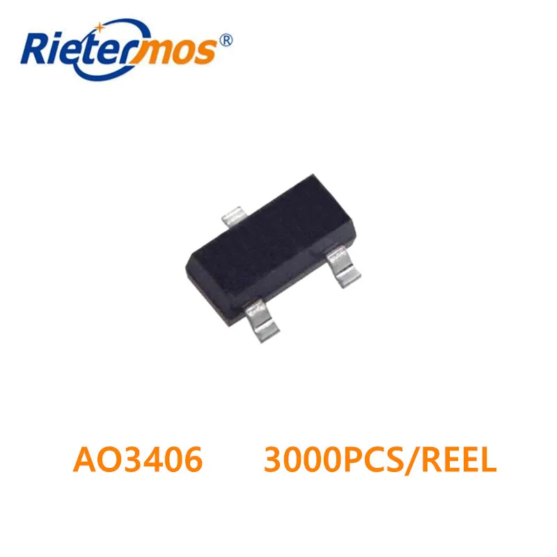 

3000PCS N-CHANNEL AO3406 AO3406A 30V 3.6A SOT23 HIGH QUALITY