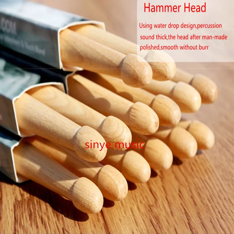 Original Professional Drum Sticks 5A Hickory Walnut Wood 5A 5B Drumsticks 7A Musical Instruments Drum Sticks One Pair