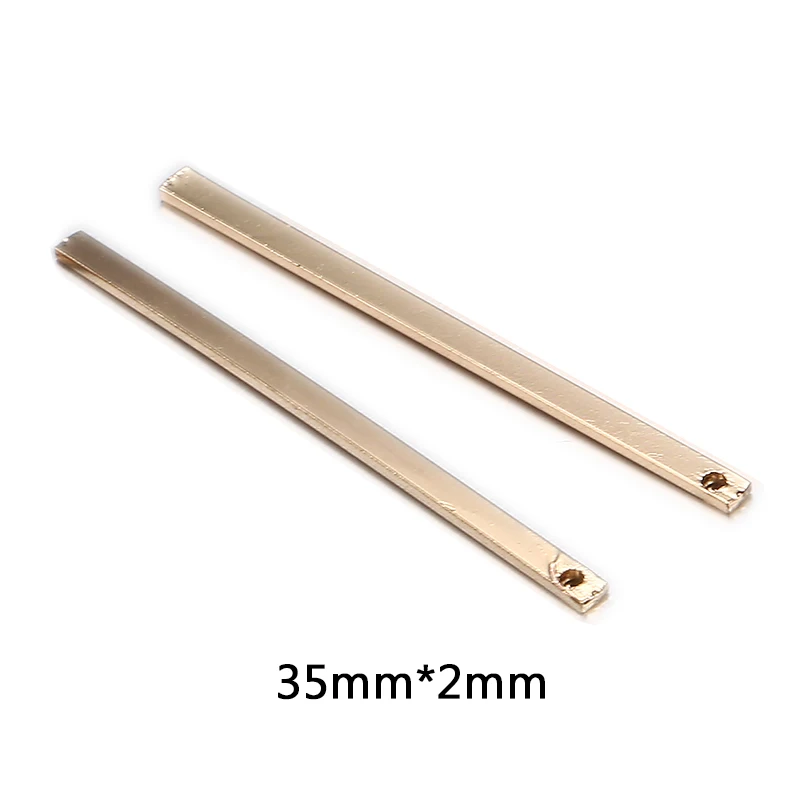 20Pcs/lot Wholesale Alloy Bar Pendant Fit Necklace Bracelet Stick Jewelry Handmade Accessories