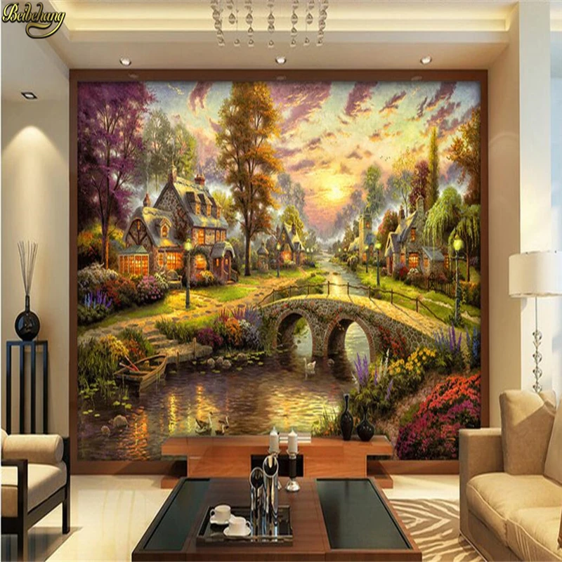 Countryside forest hut Photo wallpaper Custom 3D Wall Mural Boy Kid Interior Bedroom wall papers home decor sticker