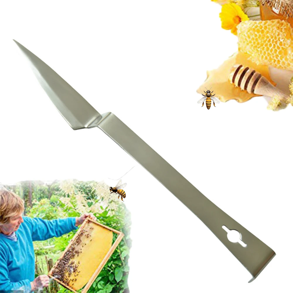 

1PCS Stainless Steel Honey Scraper Uncapping Fork Knife Cutter Bee Keeping Supplies Accessories Bees Tools Apiculture Equipement