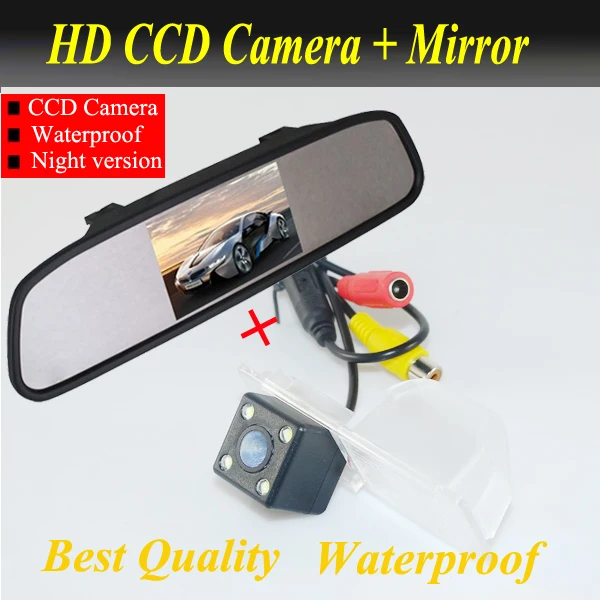 

For Chevrolet Aveo 2012 Trailblazer 2012 Cruze Hatchback wagon 2012 Opel Mokka 2012 Cadillas SRX CTS + 4.3" car mirror monitor