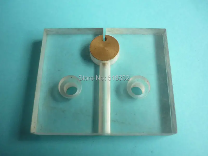 50 x60mm Acrylic Water Jet Panel/ Water Spray Cooling Plate with Brass Nozzle  for SSG EDM Wire Cut High Speed Machine