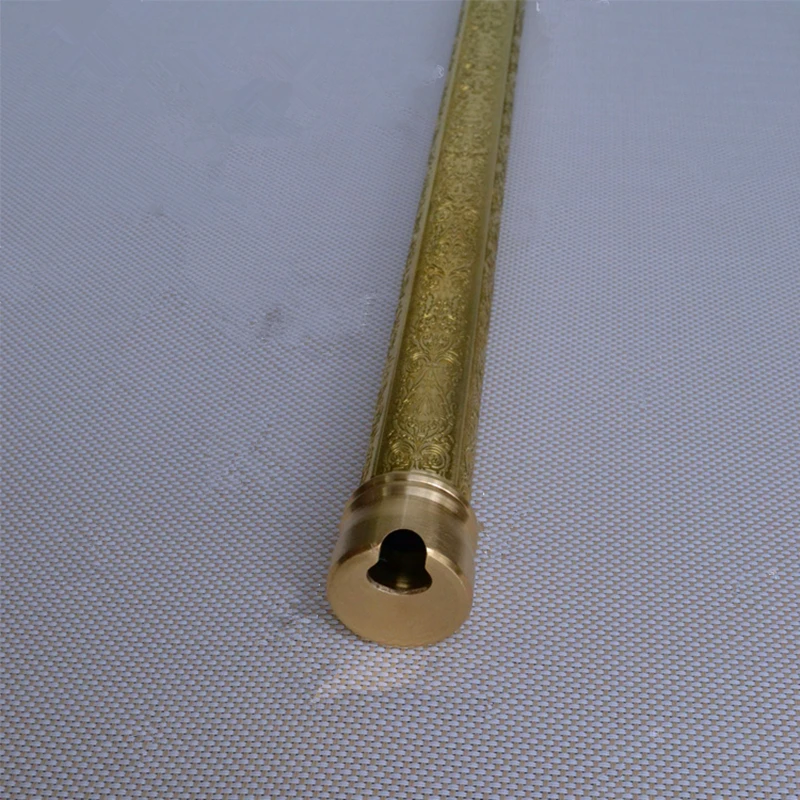 Metal Brass Flute Xiao not Dizi 81cm G/ F/ E Key flute Xiao 8 Hole vertical Flute Professional Metal Flautas Self-defense Weapon