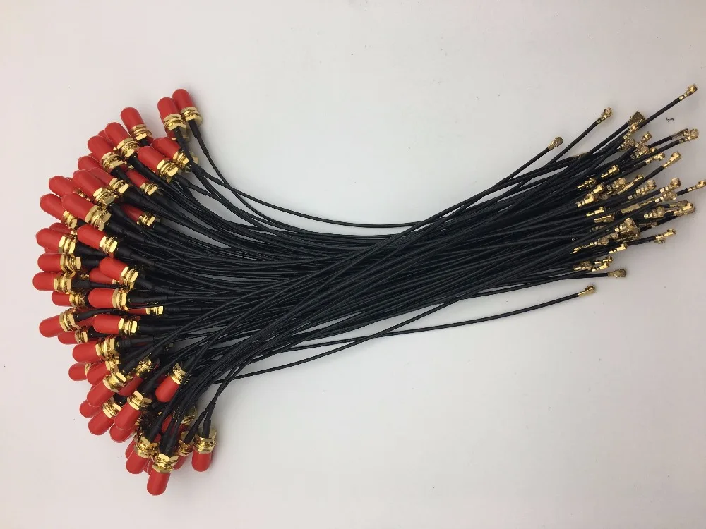 50PCS/LOT MHF4 M.2 to RP-SMA/M.2 to SMA Male waterproof Pigtail Wifi Cable for EM160R-GL/EM12-G/RM500Q-GL/SIM8200EA/L860-GL