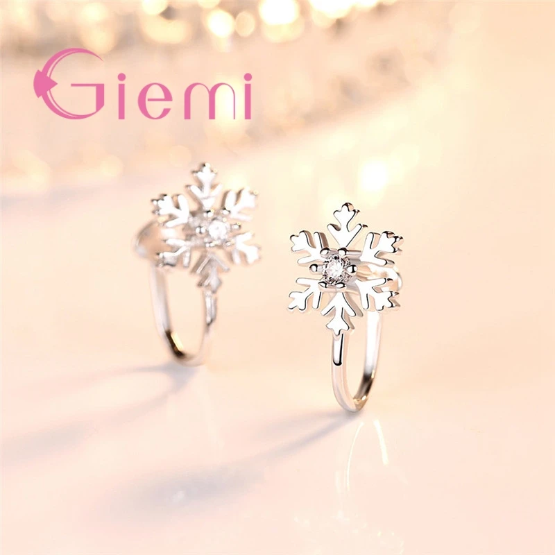 Latest Model New Style Fashion Jewelry 925 Sterling Silver  AAA Cubic Zirconia Clip Earring For Women Banquet Decoration