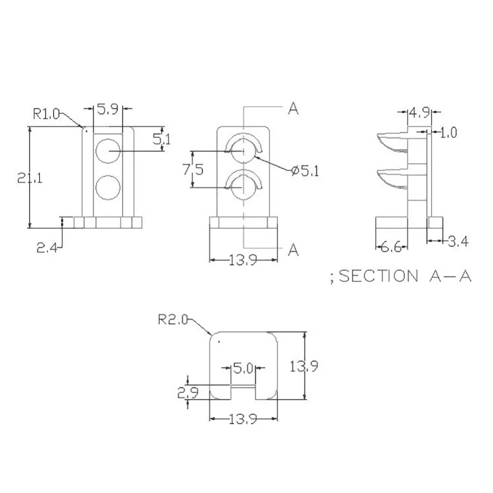 Evemodel JTD25 10 مجموعات من وجوه الهدف مع مصابيح LED حمراء وخضراء لإشارة قزم السكك الحديدية O مقياس 2 جوانب