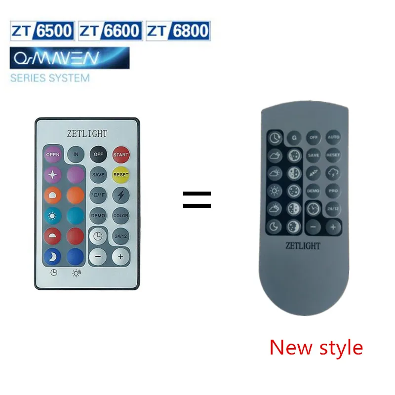 ZETLIGHT ZT6500 ZT6600 ZT6800 ZS7000 ZT3600 Infrared remote control controller accessories
