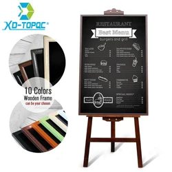 60*90 Cm Restaurant Menu Krijtbord Magnetische Schoolbord Grenen Mdf Houten Frame Zwart Bericht Boards Met Ezel Fabriek Direct verkoop