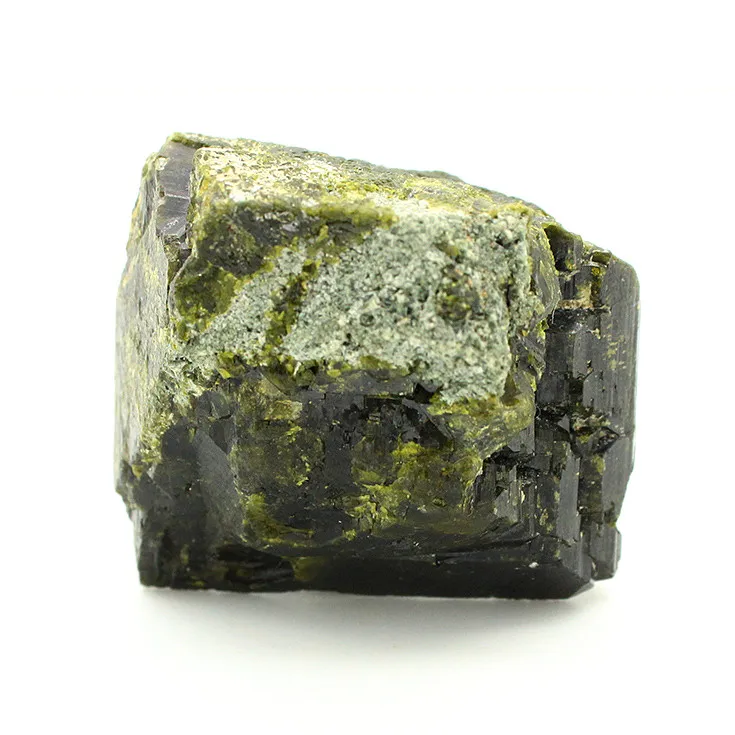 Epidote single crystal rare natural stone mineral crystal specimens teaching specimens specimen strong djls27