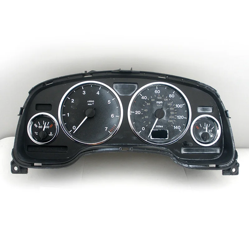 Plastic ABS Chrome Gauge Dial Dash Cluster Rings Dashboard set For Vauxhall OPEL ASTRA G 98-2005