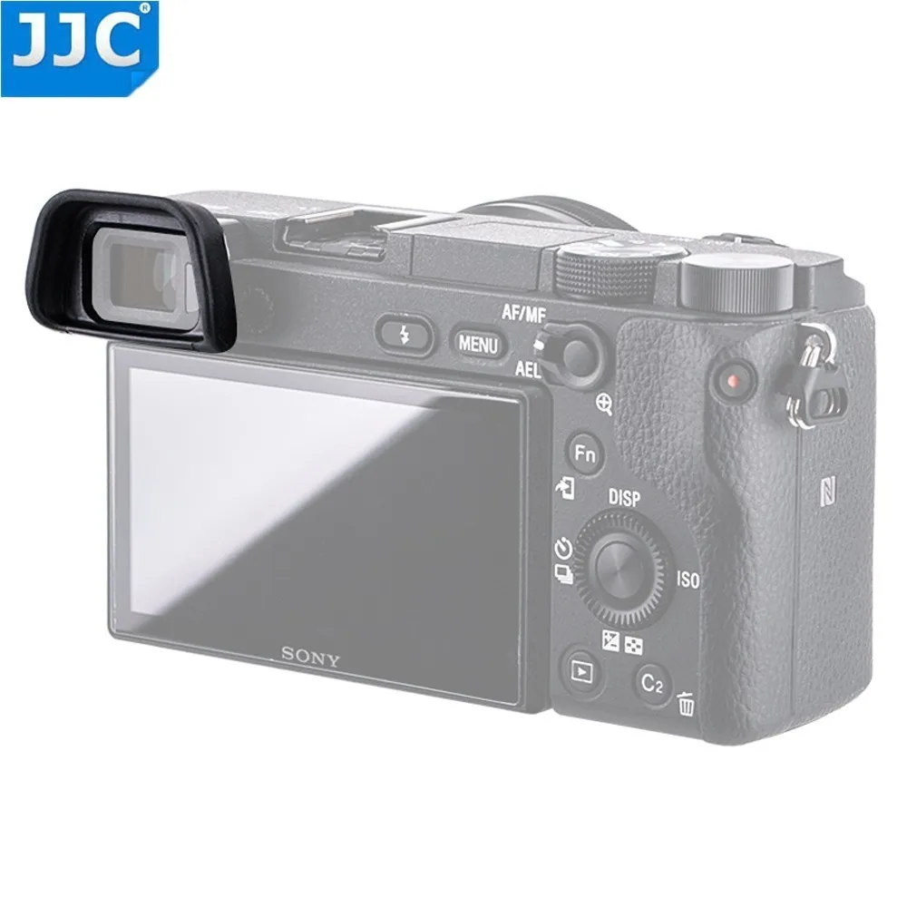 JJC لينة العدسة العين كوب لسوني A6300 A6100 A6000 NEX-6 NEX-7 يستبدل FDA-EP10 فنجان العين dslr FDA-EV1S الإلكترونية عدسة الكاميرا