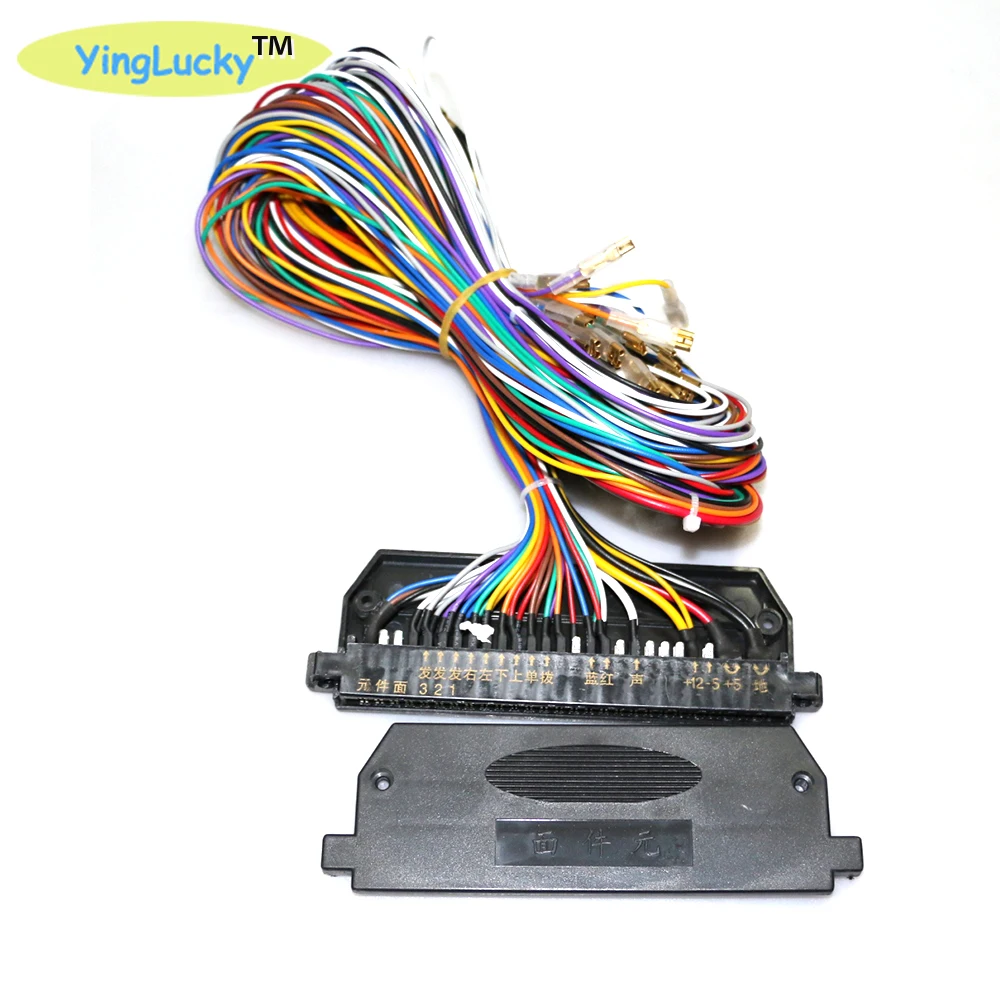 Yinglucky Игровая приставка, проводная прижимная проводка, защитный кожух, пластиковый чехол для аркадной 28 pin