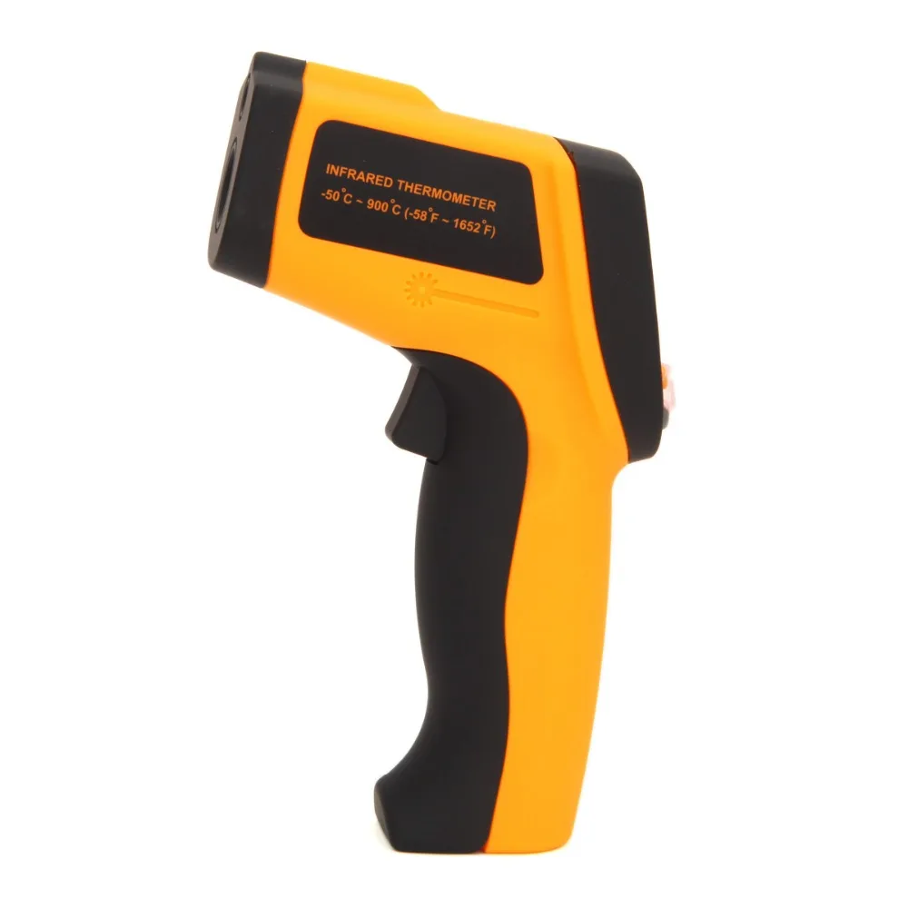 

GM1150A 50:1Infrared Thermometer -18~1150 Degrees Celsius LCD Digital Temperature Meter Industrial Pyrometer 0.1~1EM Adjustable