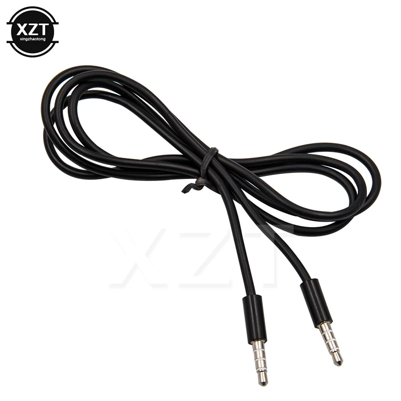 1M Extension Audio Cable 3.5MM Male To Male 4-Pole 3 Ring AUX Extension Cable For Speakers Headphone MP3