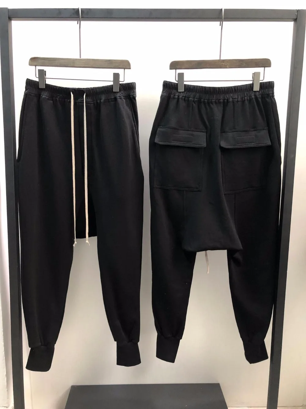 Owen Seak Men Casual Harem Pants 100% Bawełna Gothic Odzież Męska Spodnie dresowe Wiosna Jesień Kobiety High Street Hip Hop Loose Pants