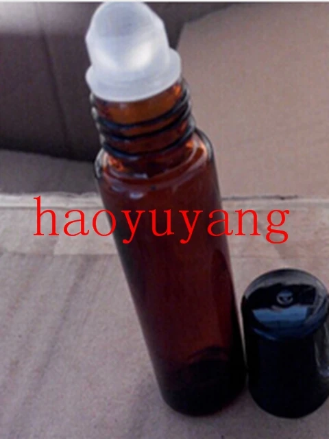 

300pcs Free Shipping Refillable bottle 10ml 1/3oz MINI ROLL ON fragrance PERFUME GLASS BOTTLES ESSENTIAL OIL Roller ball