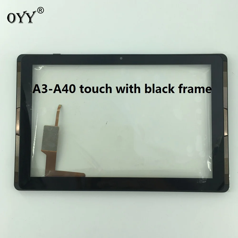 

10.1" For Acer Iconia Tab 10 A3-A40 Tablet PC touch Screen Digitizer Glass Panel with blue frame Replacement Model:A6002