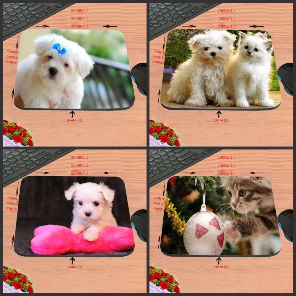 

Lovely Dog New Arrival Top Sell Print 18*22cm/25*20*cm/25*29cm Rubber Mouse Pad Computer Gaming Mouse Pad Gamer Play Mats