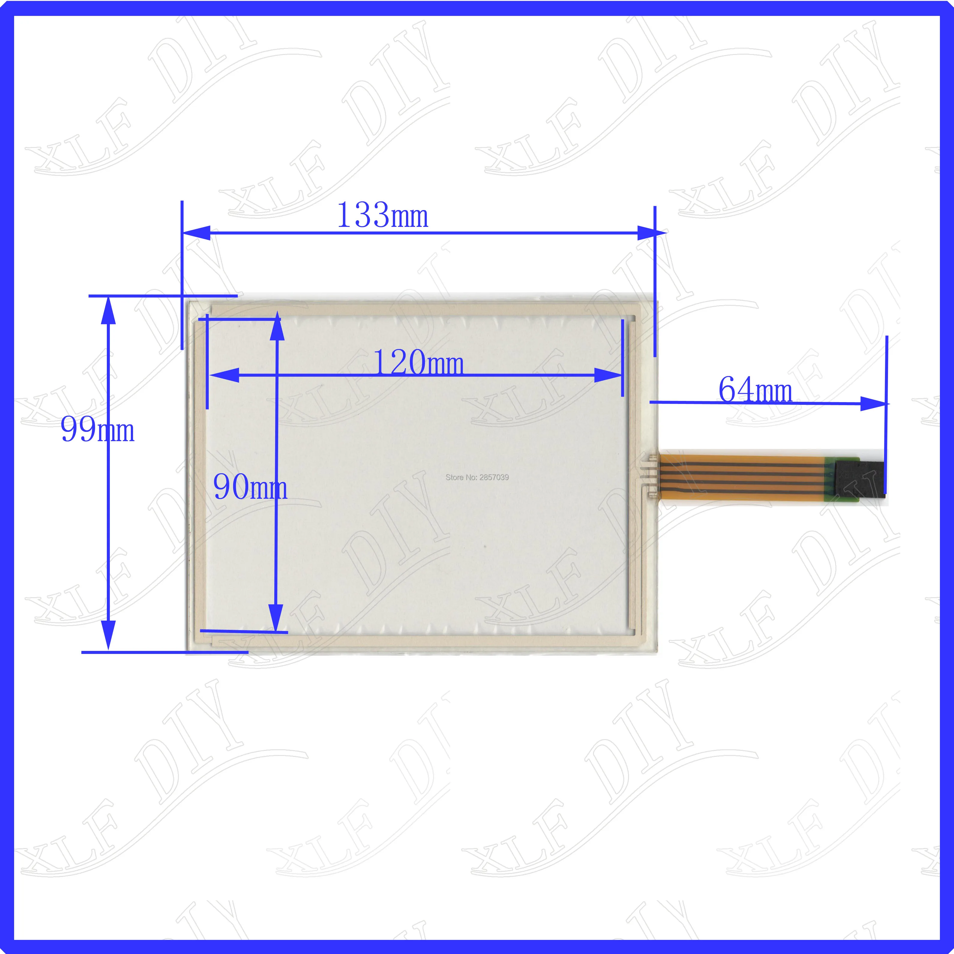 

133*99mm ZhiYuSun 133*99 6inch touch panel for Car DVD, GPS Navigator screen glass this is compatible Industrial control