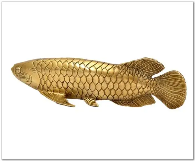 

A copper abundance fish fish Home Furnishing copper ornaments jewelry Feng Shui business gifts