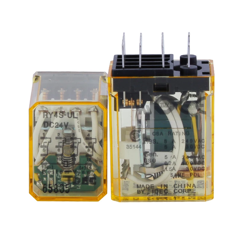 NEW relay RY4S-UL DC24V RY4S-UL-DC24V DC24V 24VDC 24V 5A 240VAC 14PIN