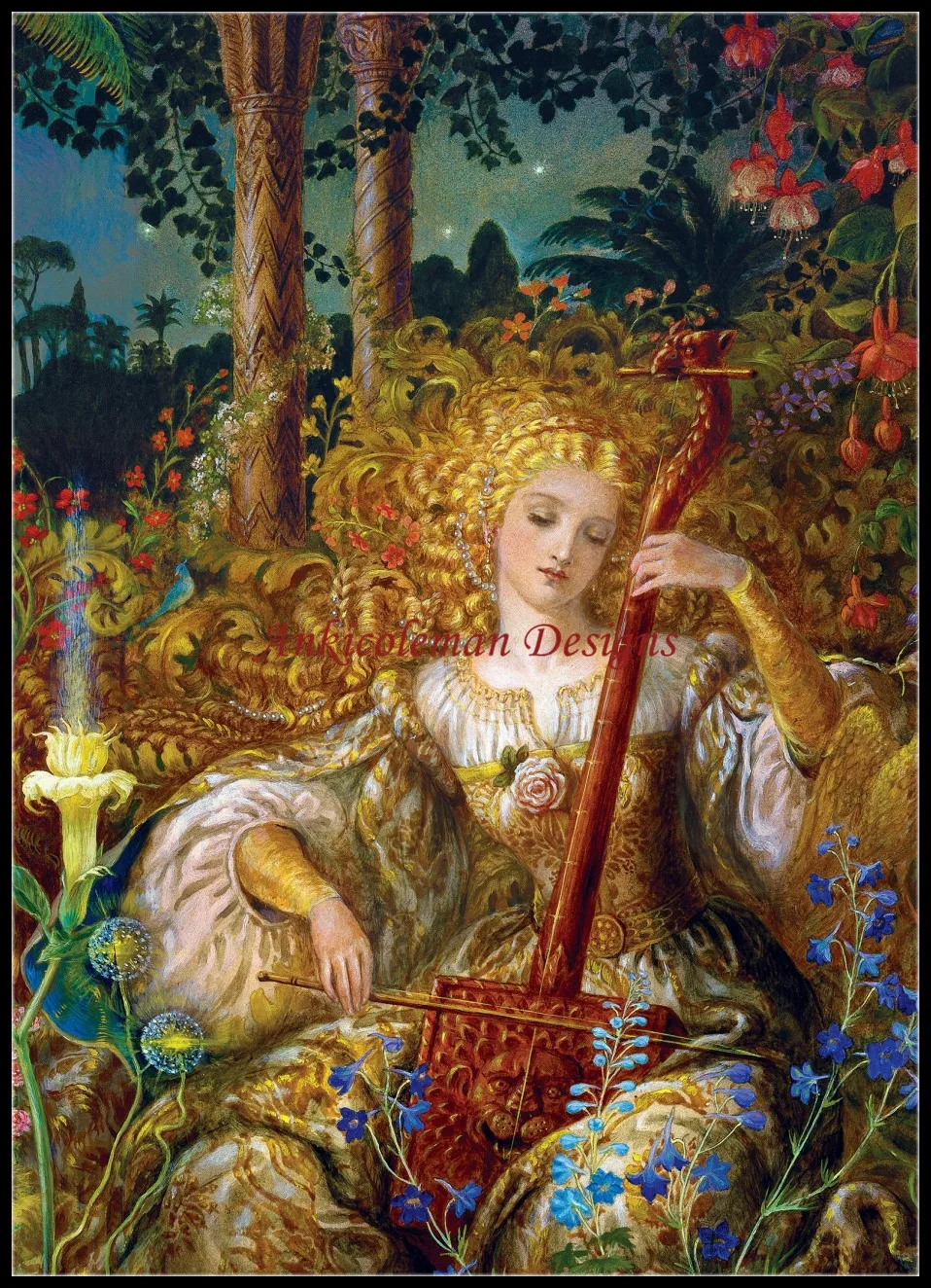 Needlework for embroidery DIY French DMC High Quality - Counted Cross Stitch Kit 14 ct Oil painting - Song for the Basilisk