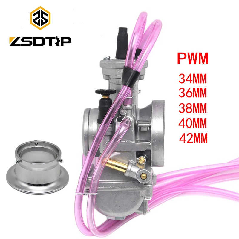 ZSDTRP PWM 38 40 42mm For Keihi Carburetor 2T Racing Motorcycle Scooter 125-200cc For YAMAH RM125 YZ250H1 4SR/4XL 5CU-14101-00