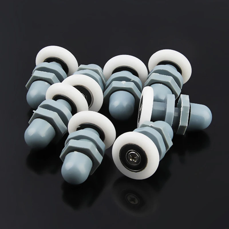 4pcs sliding shower door nylon runner/rollers/wheels/pulley diameter 19mm/22mm 23mm/25mm/27mm Shower Room  Cabin Accessories.