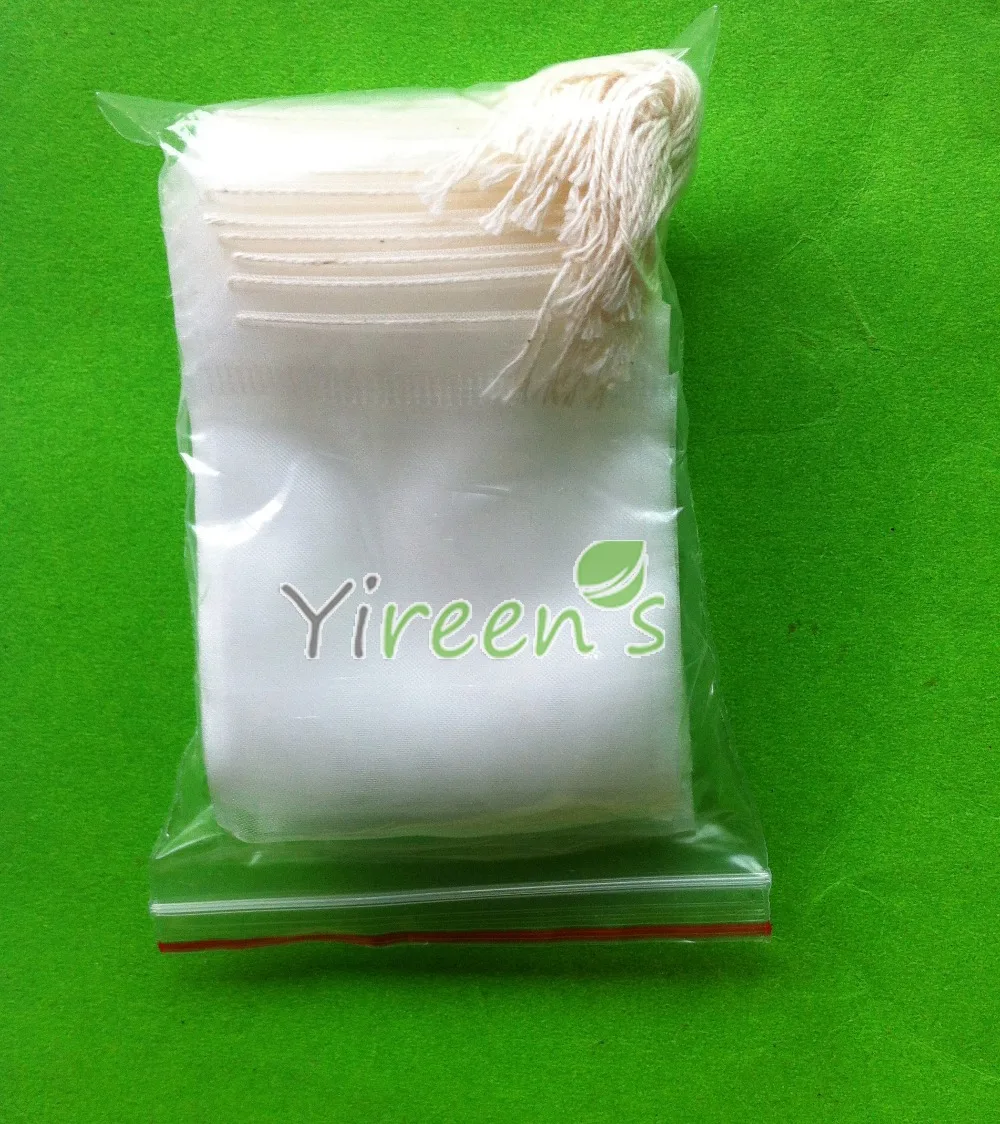 

Free shipping!1000pcs 50 X 60mm Nylon filter bag, Single string tea filters, Transparent beauty small Tea bags,leaf plant bags