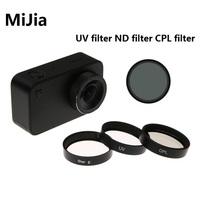 Mijia Mini 4K Camera Lens UV filter /CPL /Gray Color ND/ 6 Line Star Cap Cover for Xiaomi Mijia Mini Action Camera Accessories