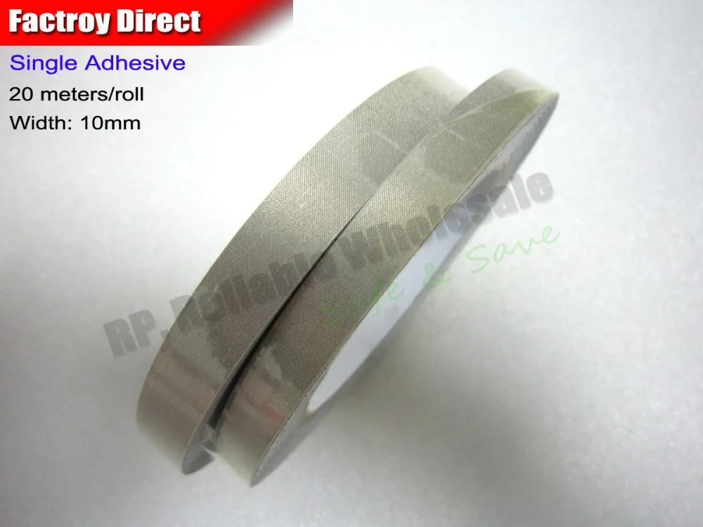 

1 Roll 10mm* 20M EMI shielding, Single Adhesive Conductive Fabric Cloth Tape for PC Cell Phone Tablet LCD Keyboard Cable