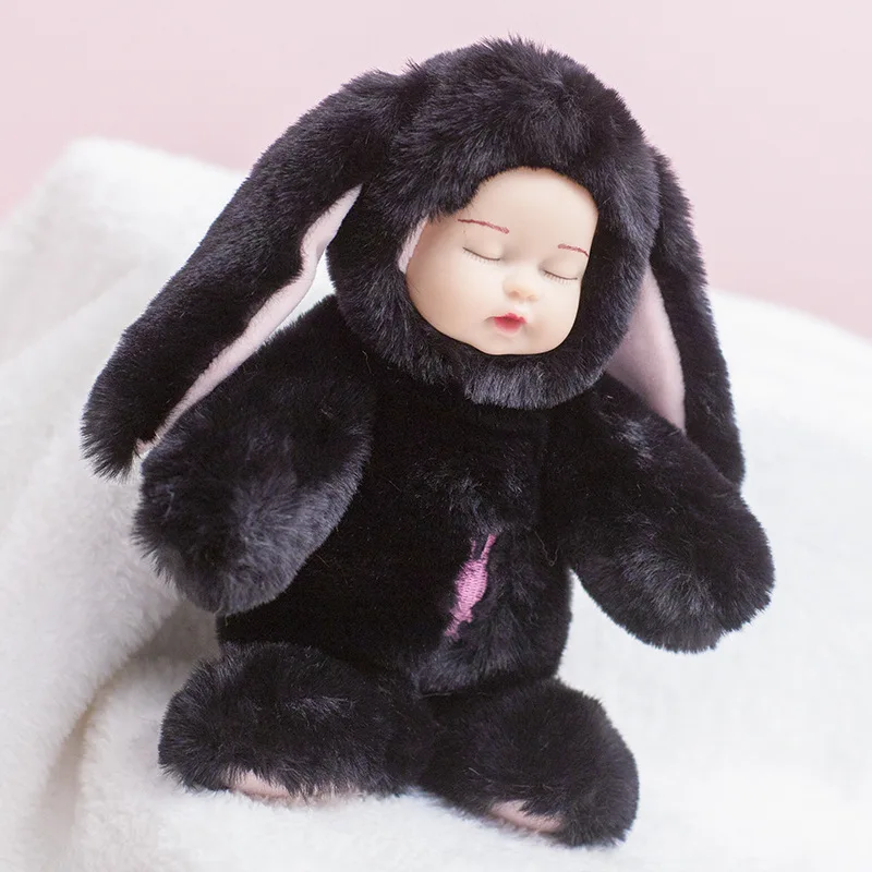 2018 Jewelry Cute Fashion Kids Plush Dolls Keychain Soft Stuffed Toys Keyring Mini Plush Animals Key Chain Baby For Girls Women