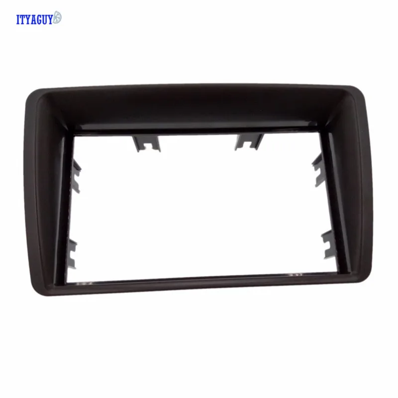 2 Din Radio Fascia For FIAT Panda 2003-2012 Double din frame Stereo Panel Dash Mount Installation Trim Kit Frame Plate Bezel