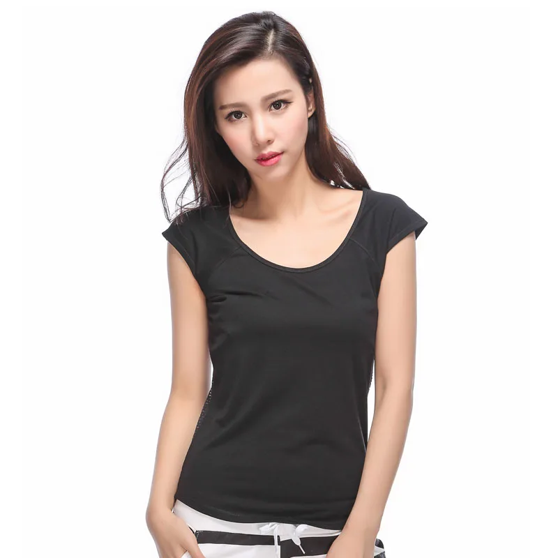 

Sports Gym Women Running Jogging Shirts Mesh Hollow Out Back Yoga Top Short Sleeve Sport Shirt Quick Dry Fitness Clothing