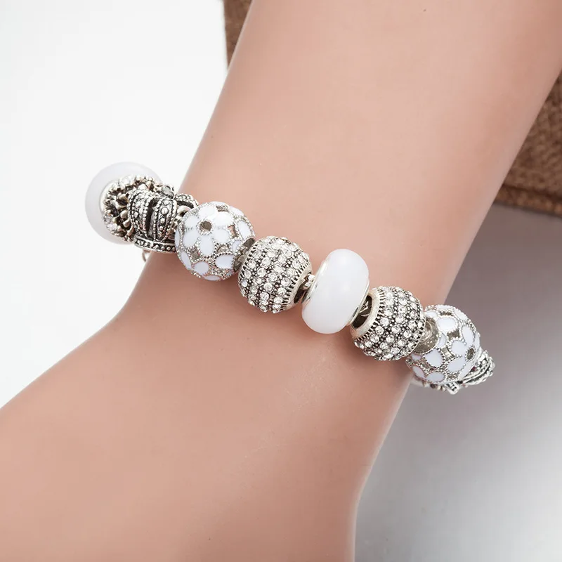 Fashion Jewelry Bracelets.Pdor bracelet,Crystal glass beads bracelet,Girl's gift