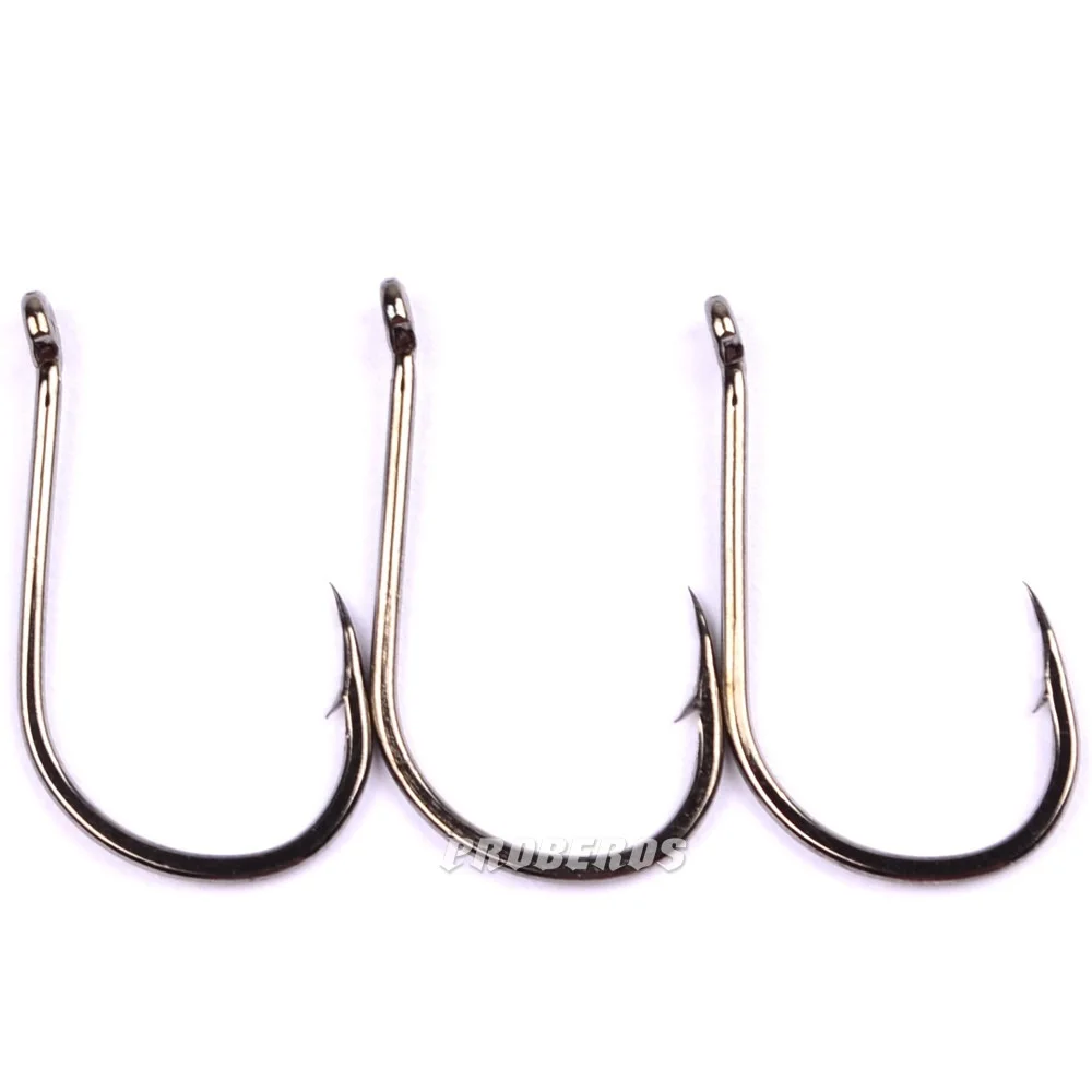 50pcs/lot Fishing Hooks Set Barbed Single Circle Carp Hook High Carbon Steel Sea Fishinhook Fly Fishing Accessories Tackle