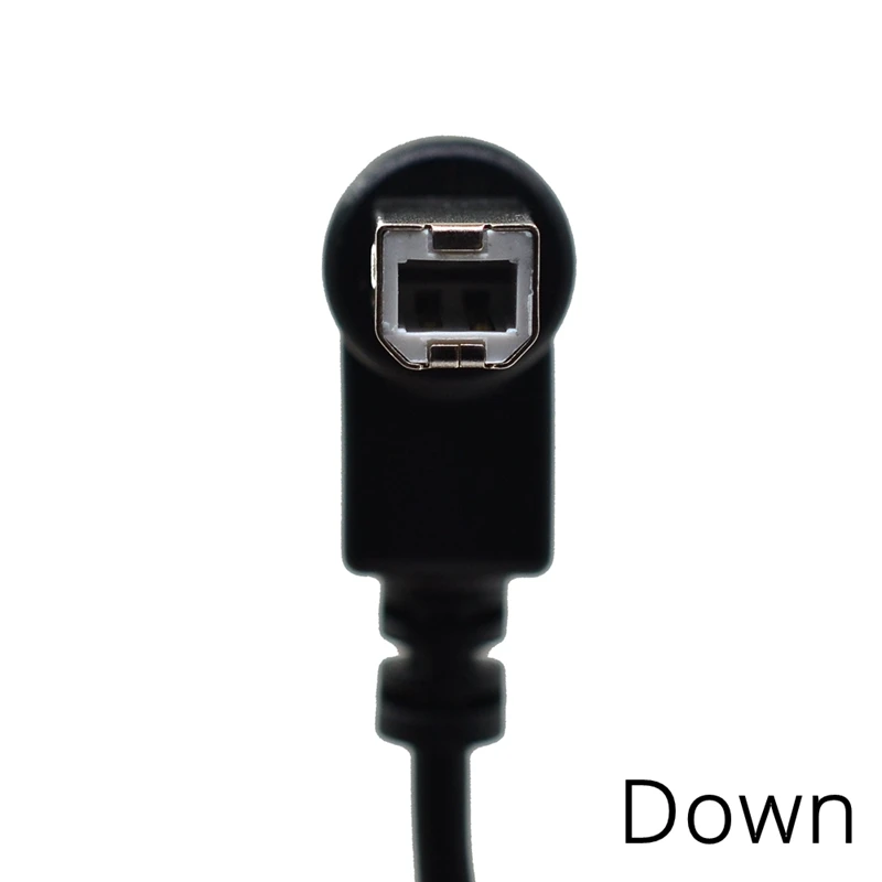 USB 2.0 Cable Type B-Nam extension cord Nam cho nữ BM Tốc Độ cao Máy In/Scanner Cáp 90 270 Trái Phải Up Down góc