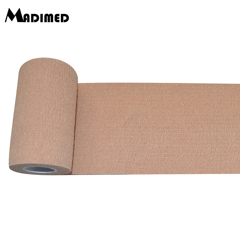 MADIMED Sock Wrap Golf Grip Tape 4Rolls/ Lot Elastic Self Adhesive Bandage Cohesive Finger Tape Sock Tape IMD1206C-4