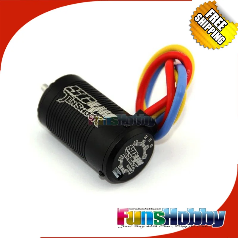 Tenshock 1:10 Short Course SC411 4 Pole Sensor Electric Micro Brushless RC Cars Motor For Losi, Axial,Crawler Traxxas Slash 4x4.