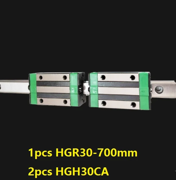 

1pcs linear guide rail HGR30 700mm + 2pcs HGH30CA linear narrow blocks for CNC router parts Made in China