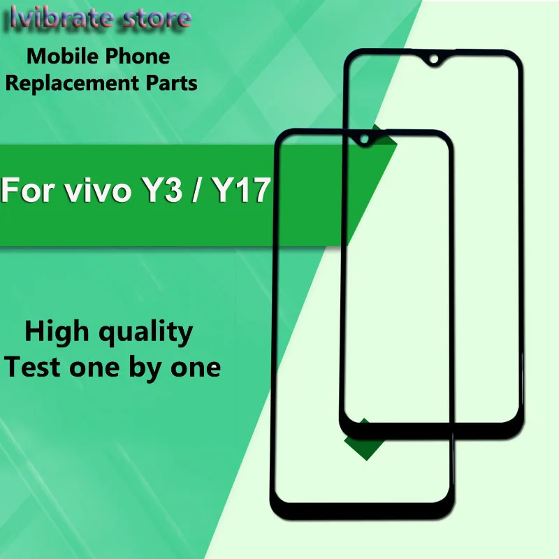 

ДЛЯ vivo Y3 переднее внешнее стекло объектив сенсорная панель экран vivoY3 6,35 "для vivo Y17 Замена ЖК Сенсорное стекло дигитайзер